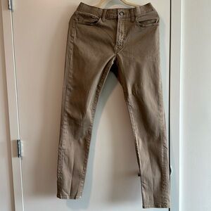 Uniqlo Beige Skinny Tapered Low Rise Ultra Stretch Jeans , 30 waist